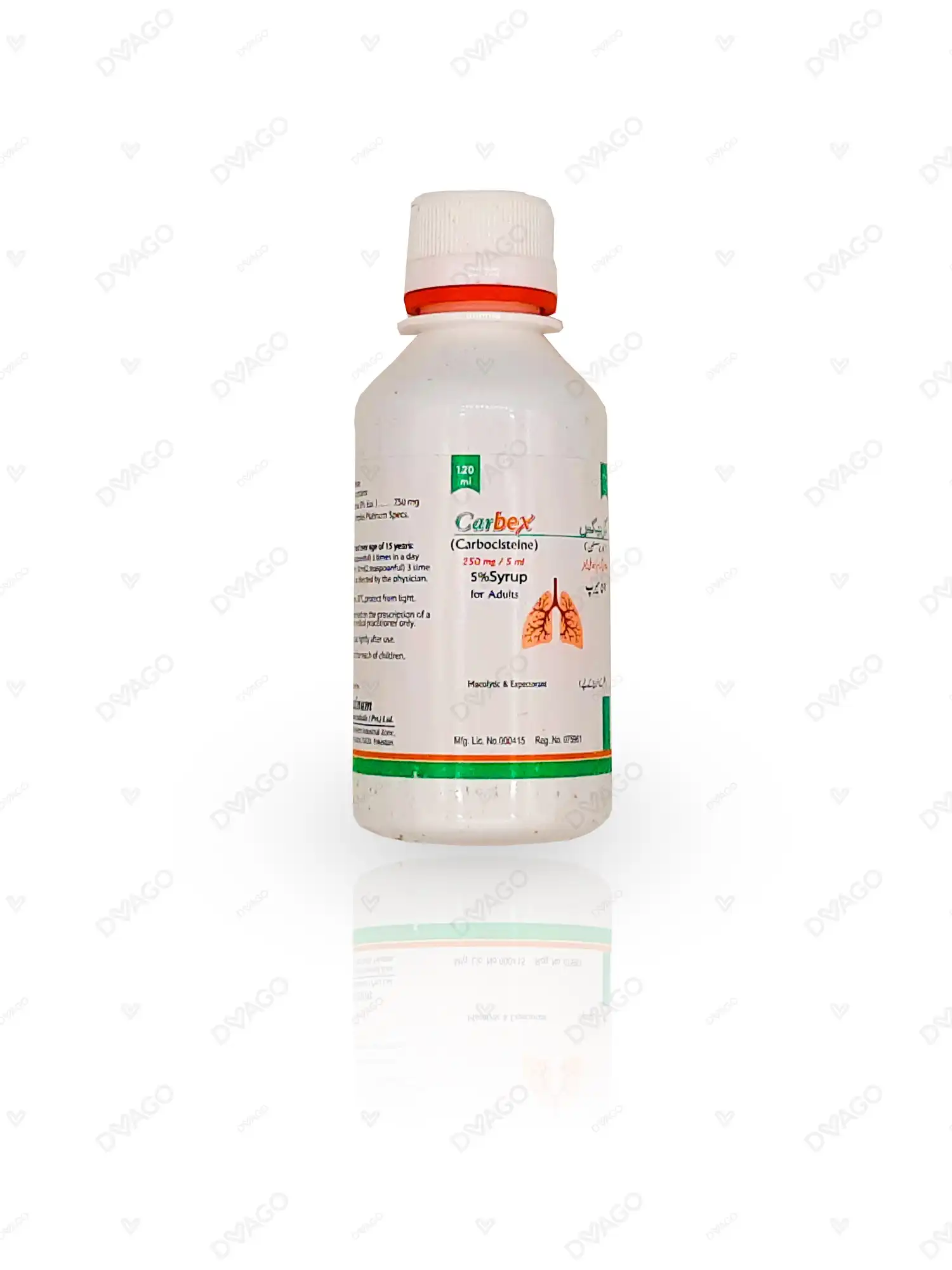 Carbex 250mg 120ml Suspension